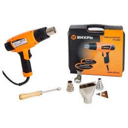 Термопистолет ВИХРЬ ТП-2000 [72/2/1]{ 2000 Вт, 25/350/550 С, 250/500 л/мин }